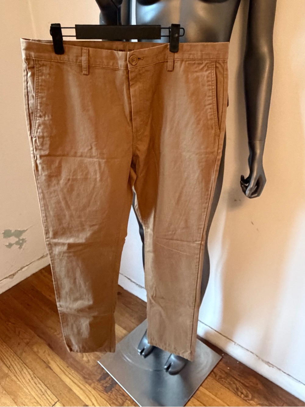 OLD NAVY Men's Tan Cotton Chino Pants - Classic Casual Fit